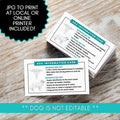 service dog handler ada information card